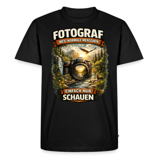 Fotograf - weil normale Menschen nur schauen - Schwarz