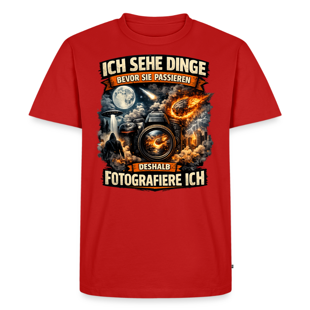 Fotograf - Ich sehe Dinge bevor sie passieren - Rot