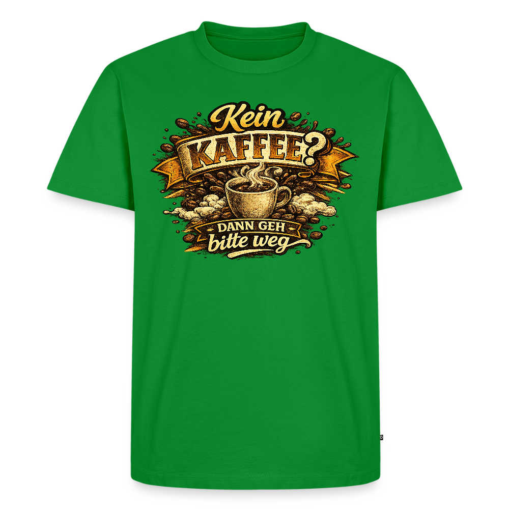 Kaffee -  FILTERFOTOGRAF® Männer Premium T-Shirt - Grün