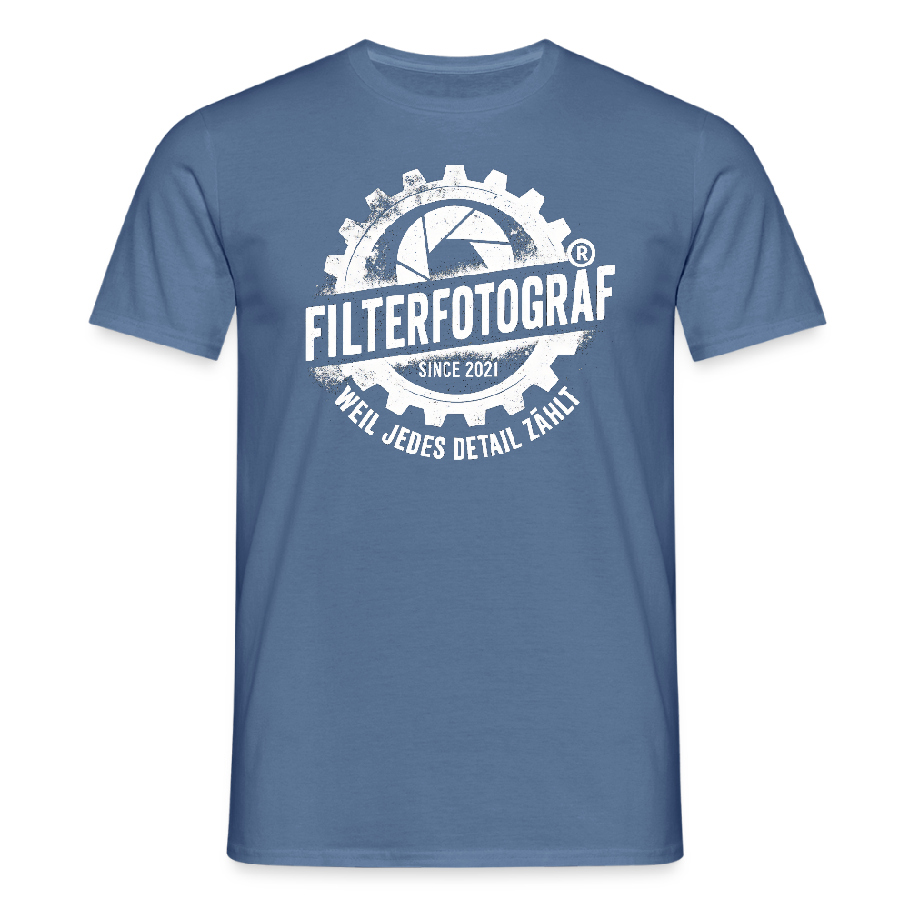 Filterfotograf  Shirt - Taubenblau 