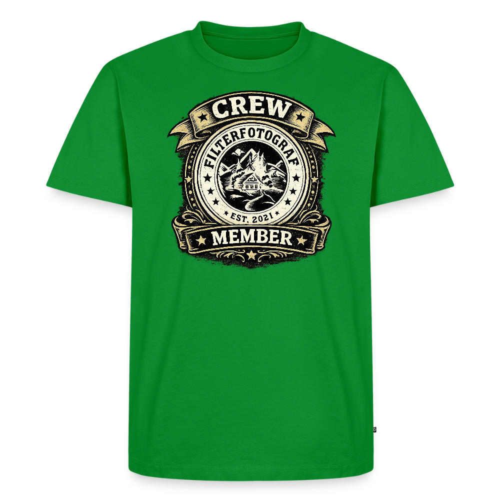 Crew -  FILTERFOTOGRAF® Männer Premium T-Shirt - Grün