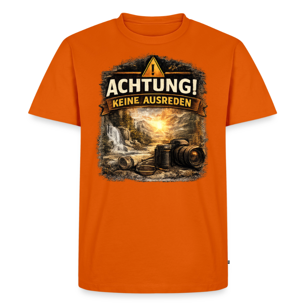 Fotograf - keine Ausreden - Orange 
