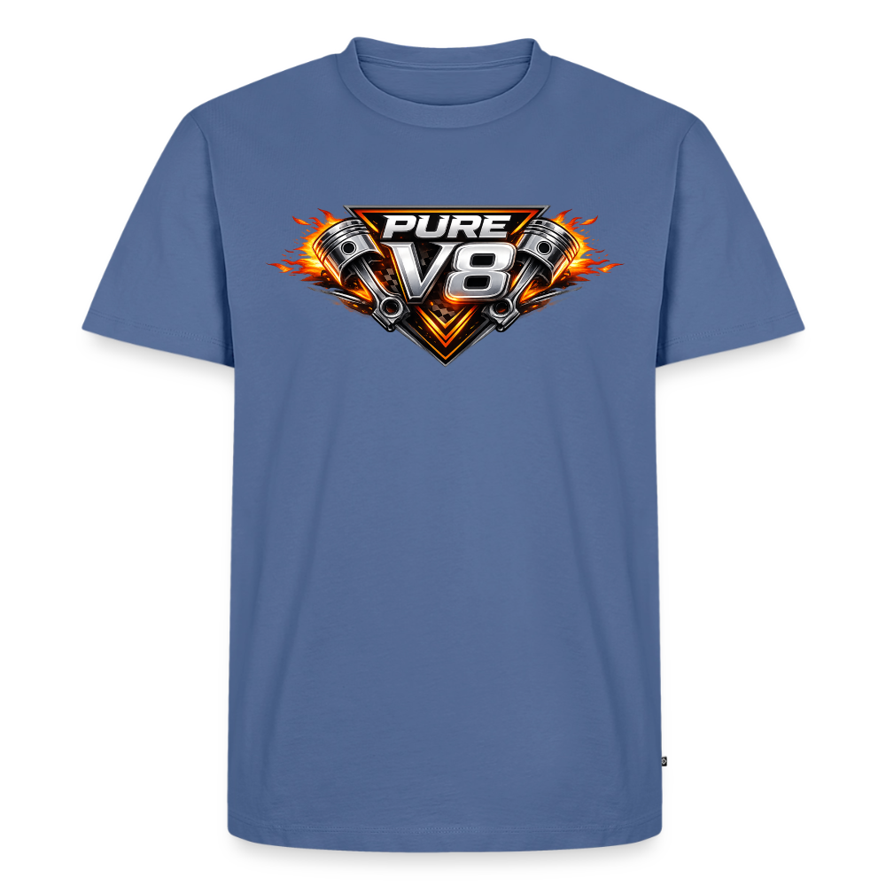 Pure V8 - Männer Premium T-Shirt - Taubenblau