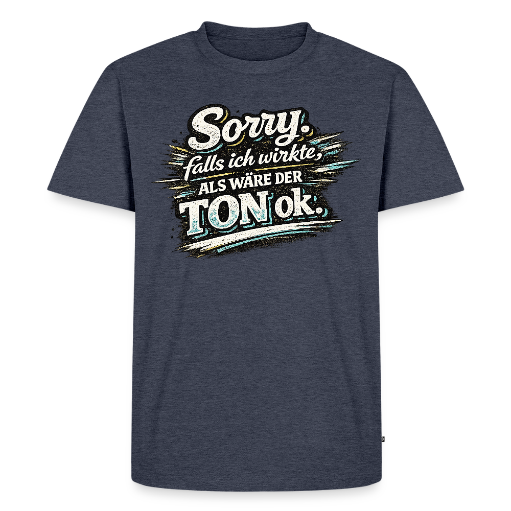 Der Ton -  FILTERFOTOGRAF® Männer Premium T-Shirt - Jeansblau 