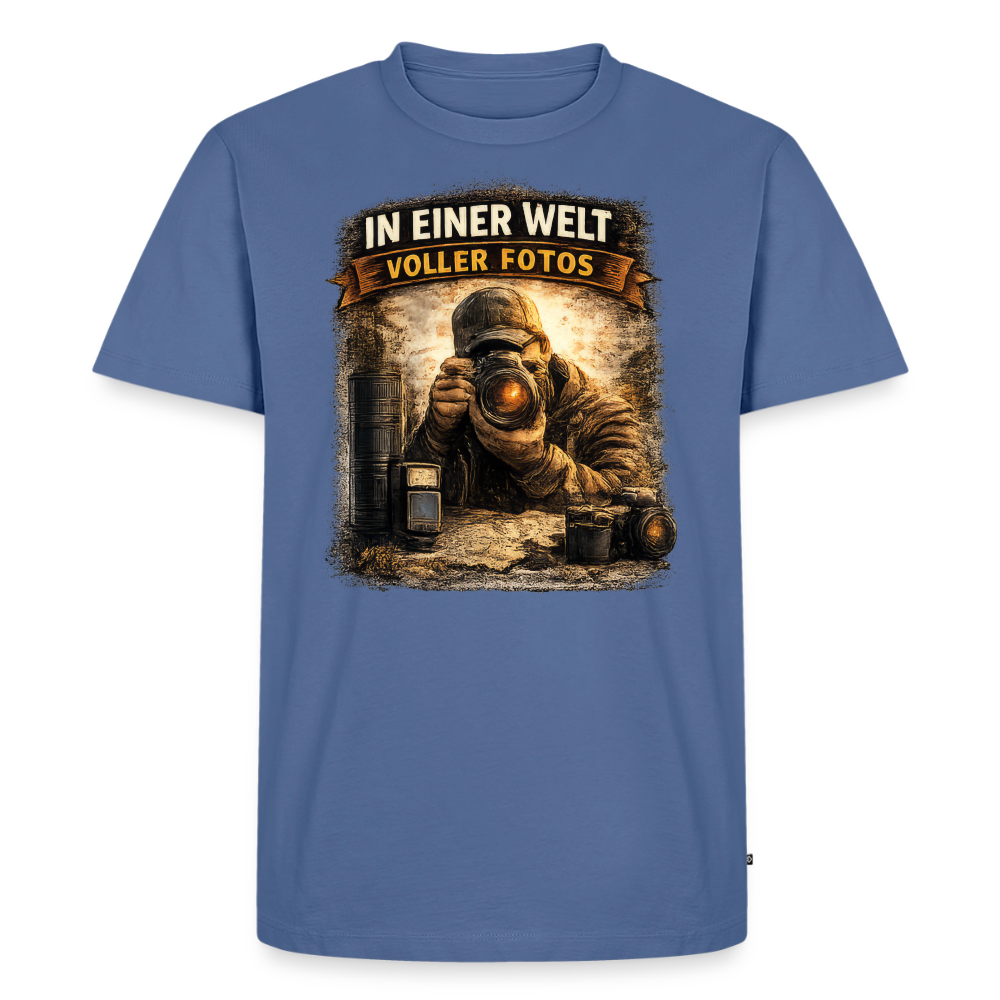 Fotograf - keine Ausreden - Taubenblau