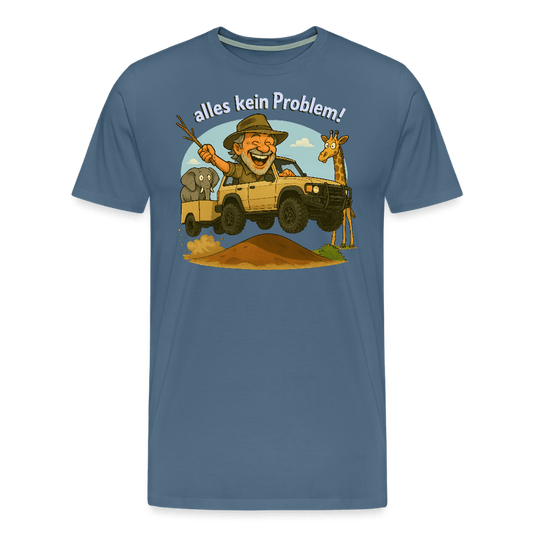 Die Reisen eines Fotografen - Namibia - Special Edition Shirt - Blaugrau
