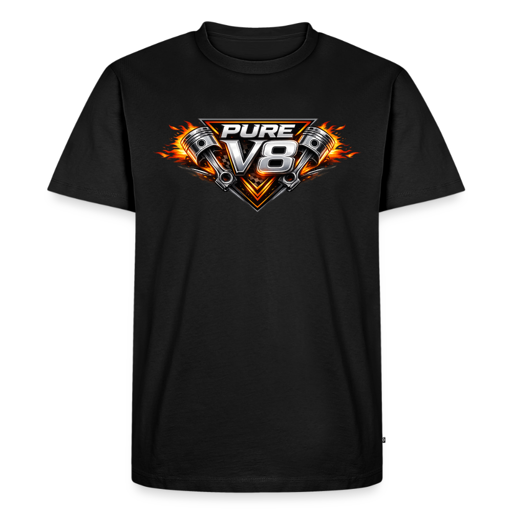 Pure V8 - Männer Premium T-Shirt - Schwarz