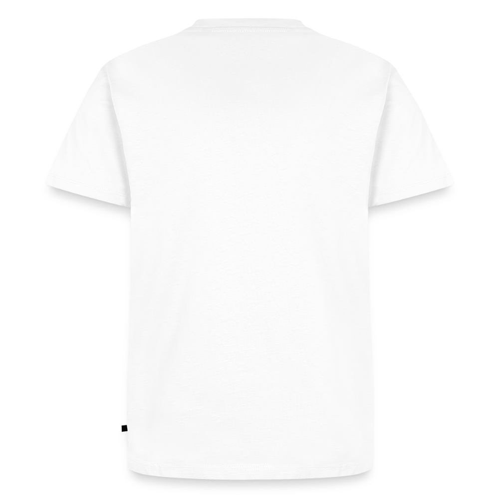 FILTERFOTOGRAF® Männer Premium T-Shirt – Front- & Rückendruck, nachhaltig & fair produziert - Weiß