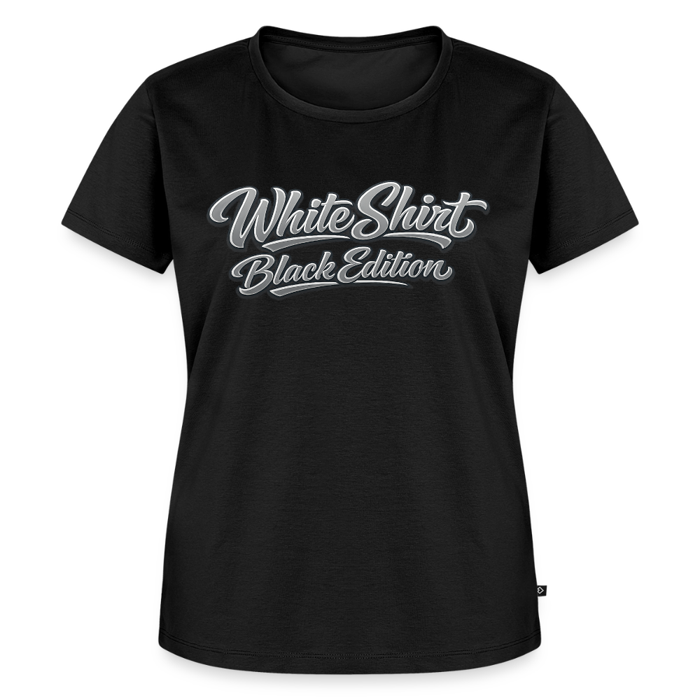 White Shirt Black Edition - Frauen Premium T-Shirt - Schwarz