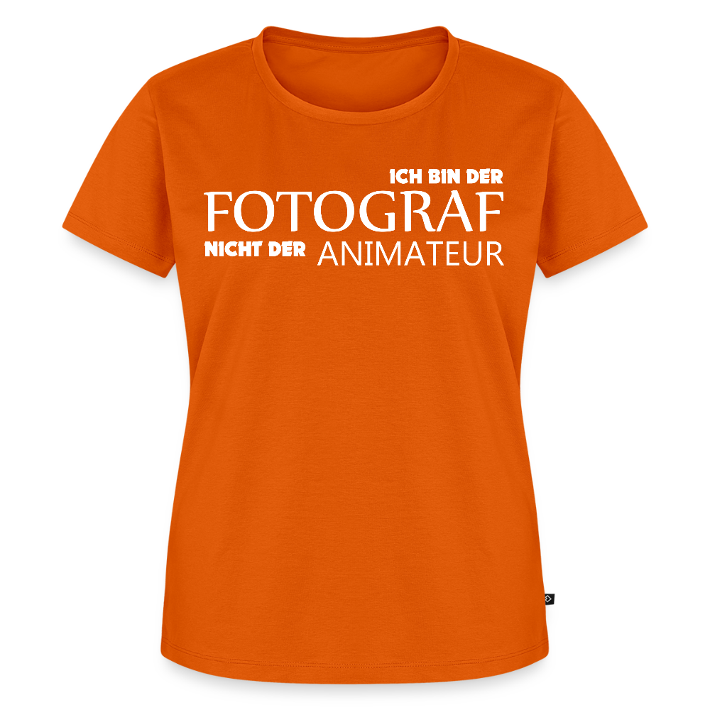 Filterfotograf – Landschaftsfotografen Edition Frauen Premium T-Shirt - Orange 