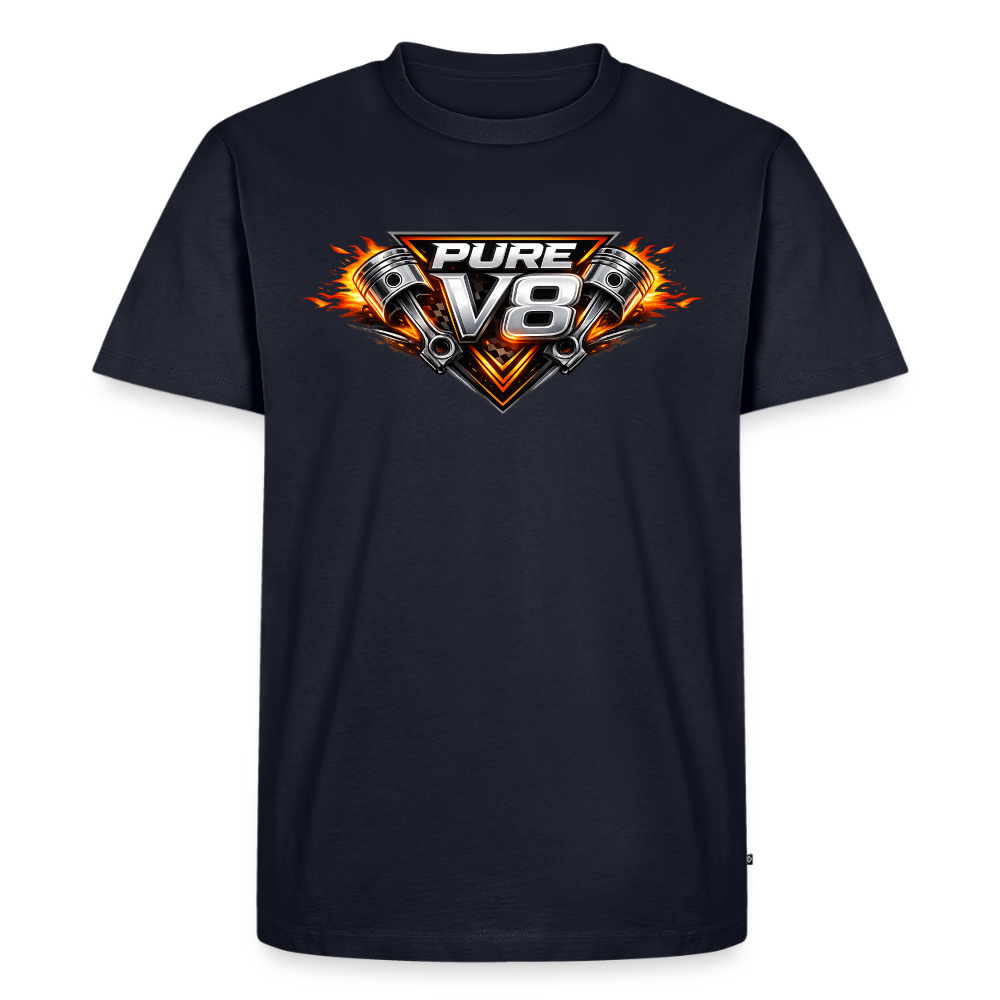 Pure V8 - Männer Premium T-Shirt - Navy