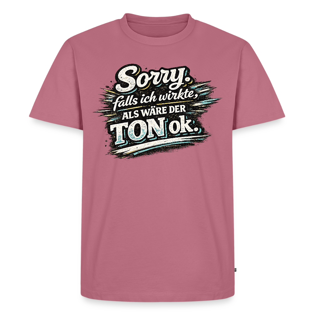 Der Ton -  FILTERFOTOGRAF® Männer Premium T-Shirt - Mauve