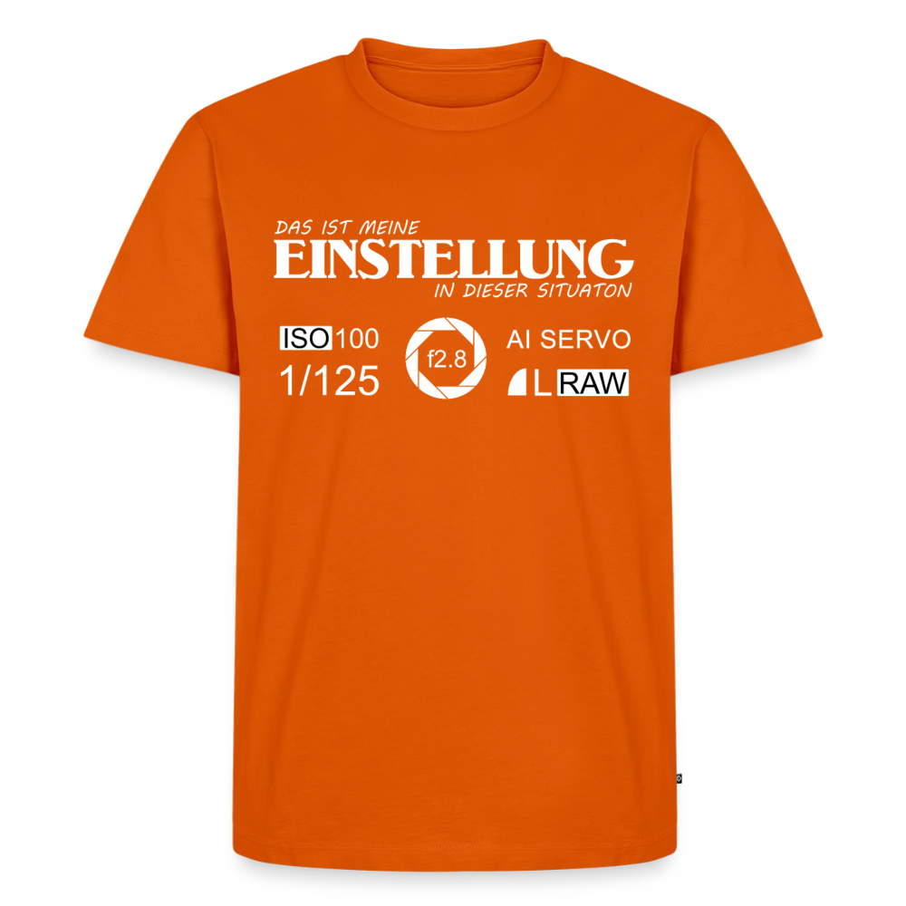 Mein Herz schlägt für die Fotografie - Orange 