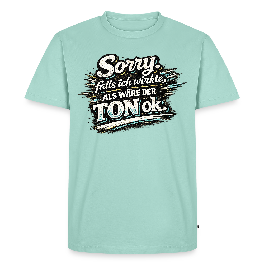 Der Ton -  FILTERFOTOGRAF® Männer Premium T-Shirt - Mint 