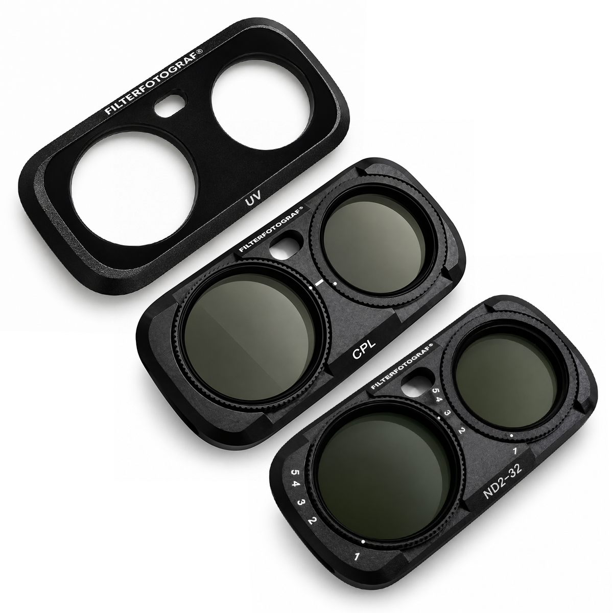 FILTERFOTOGRAF® InstaLuna Ultra Creator Set – VND2–32 + CPL + UV für Insta360