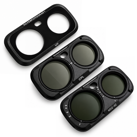 FILTERFOTOGRAF® InstaLuna Ultra Creator Set – VND2–32 + CPL + UV für Insta360