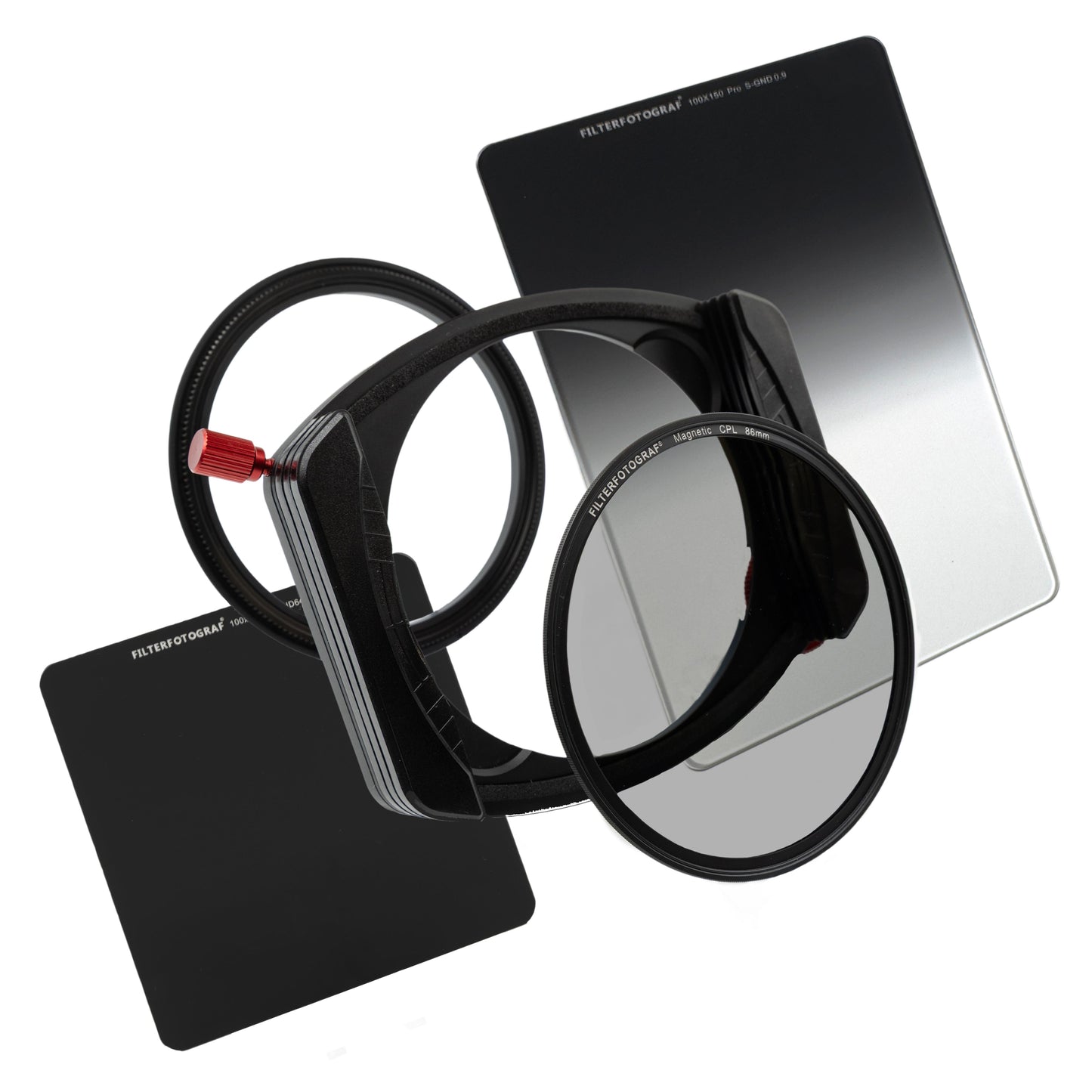 FILTERFOTOGRAF® Starterset Sunset extrem – LC-PRO 100 Filterhalter mit CPL, ND64 & soft GND 1.2