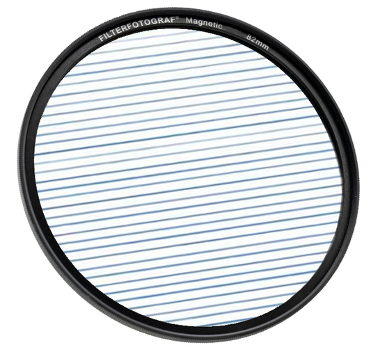 FILTERFOTOGRAF® Blue Streak Filter – Magnetischer Cine-Effektfilter 82 mm