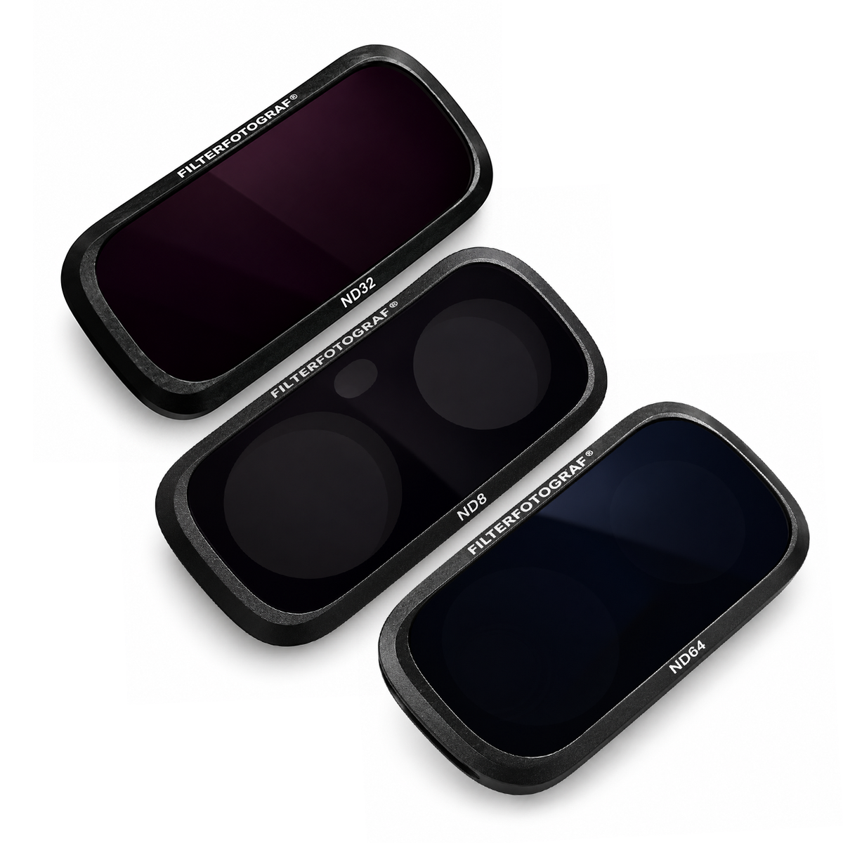 FILTERFOTOGRAF® InstaLuna Ultra ND8 + ND32 + ND64 Set – Magnetisches ND-Filterset für Insta360