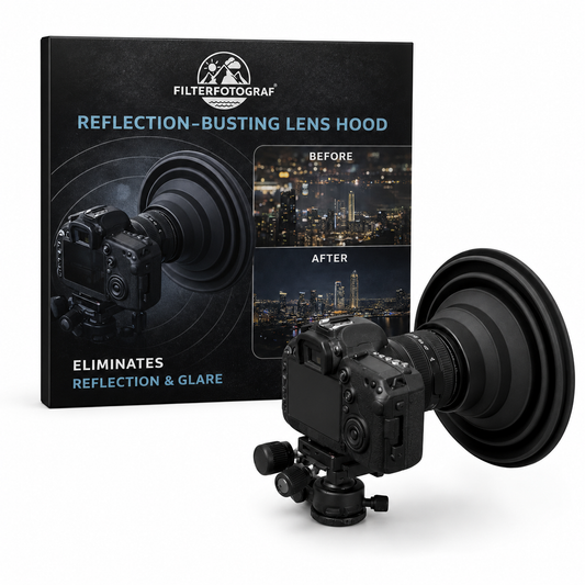 Filterfotograf Lens Hood universal - Gegenlichtblende für Objektive ab 50 mm Durchmesser