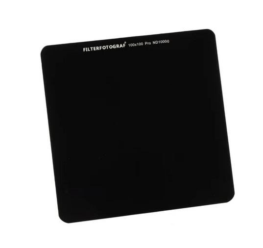Filterfotograf® ND10000 Filter 100x100mm – Ultra HD Glas mit Nano-Beschichtung