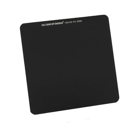 Filterfotograf® ND64 Filter 100x100mm – Ultra HD Glas mit Nano-Beschichtung