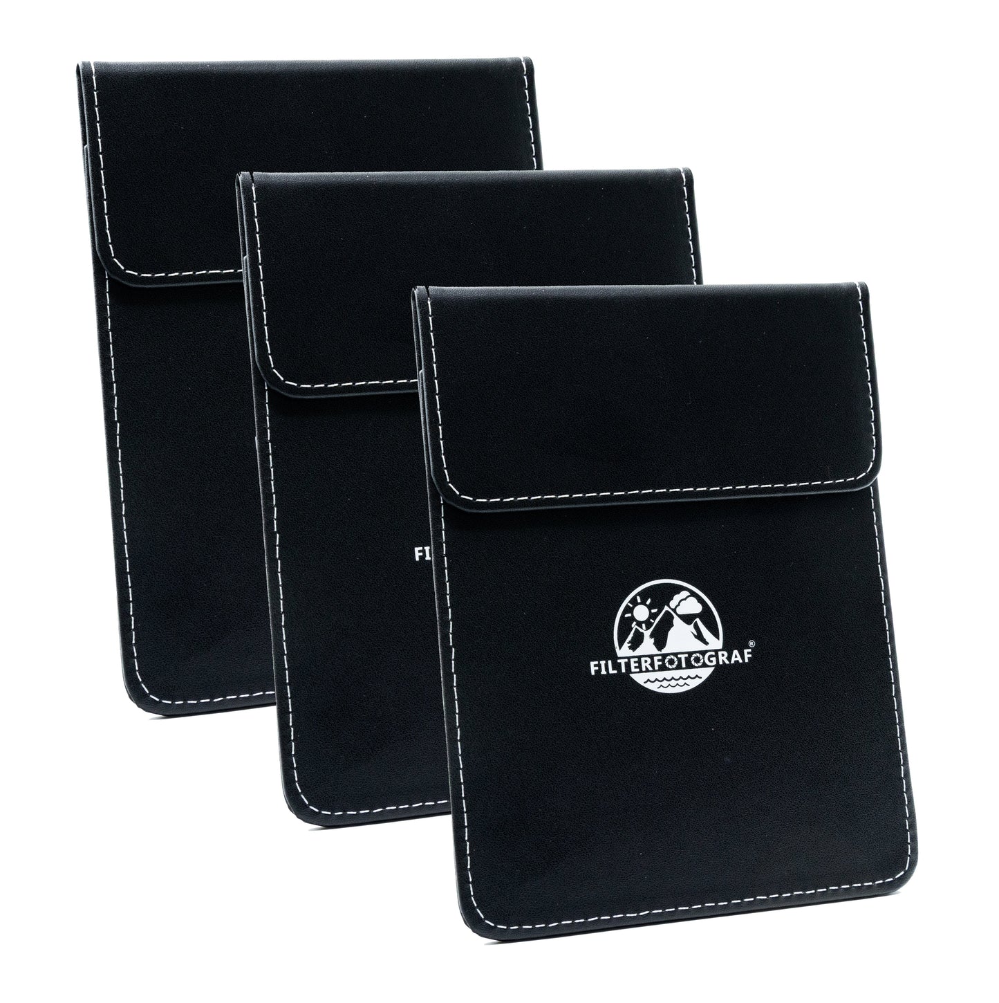 3er Set Einzel-Filtertasche – 100×150 mm mit Magnetverschluss - FILTERFOTOGRAF®