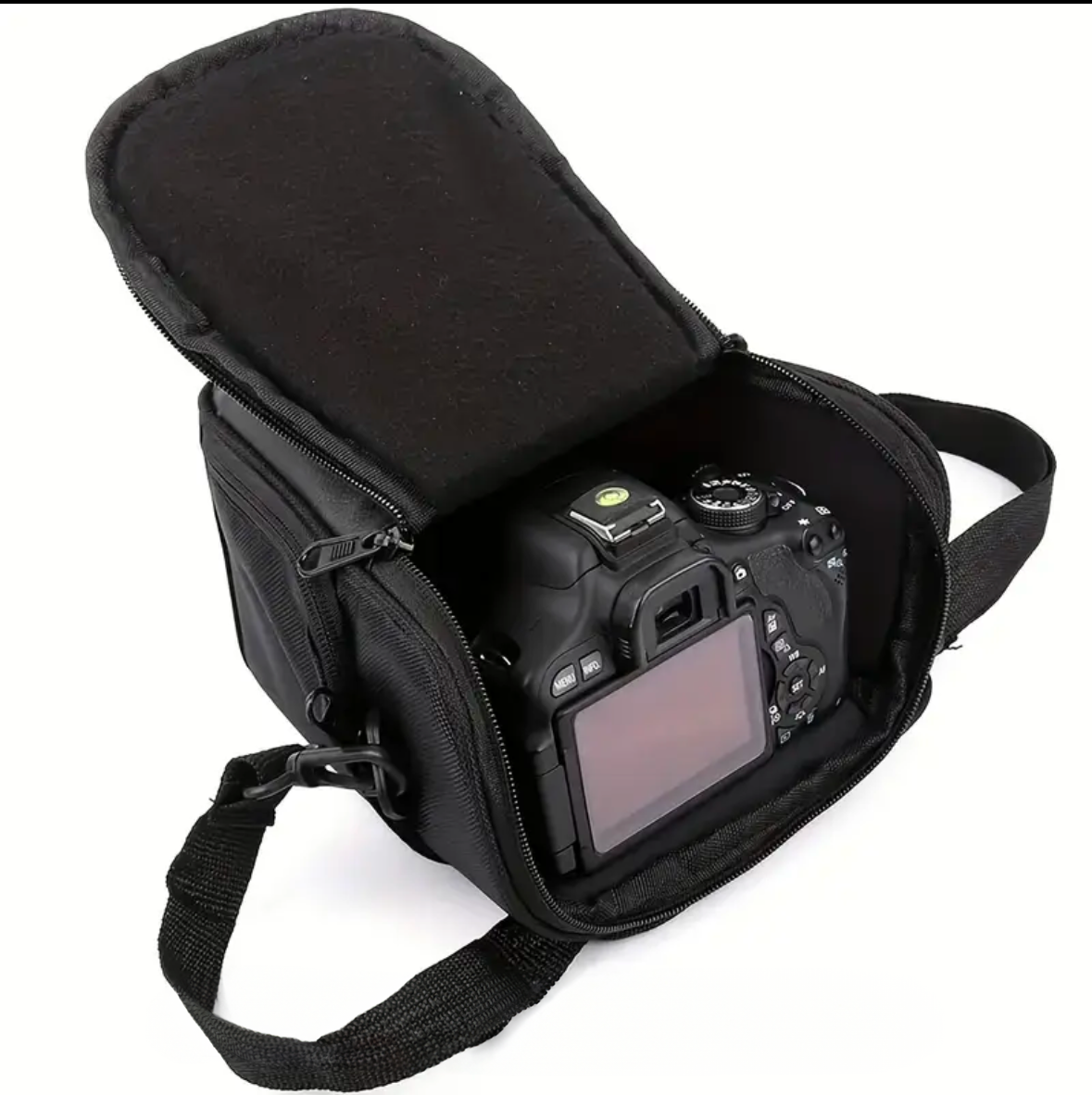 Holster SLR Schultertasche für Kamera & Objektiv mit abnehmbarem Gurt