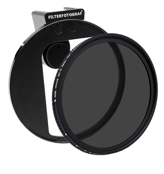 Smartphone Filter Bundle – Movie Maker Set - Universalhalter + Vario ND 2–5 mit integriertem CPL