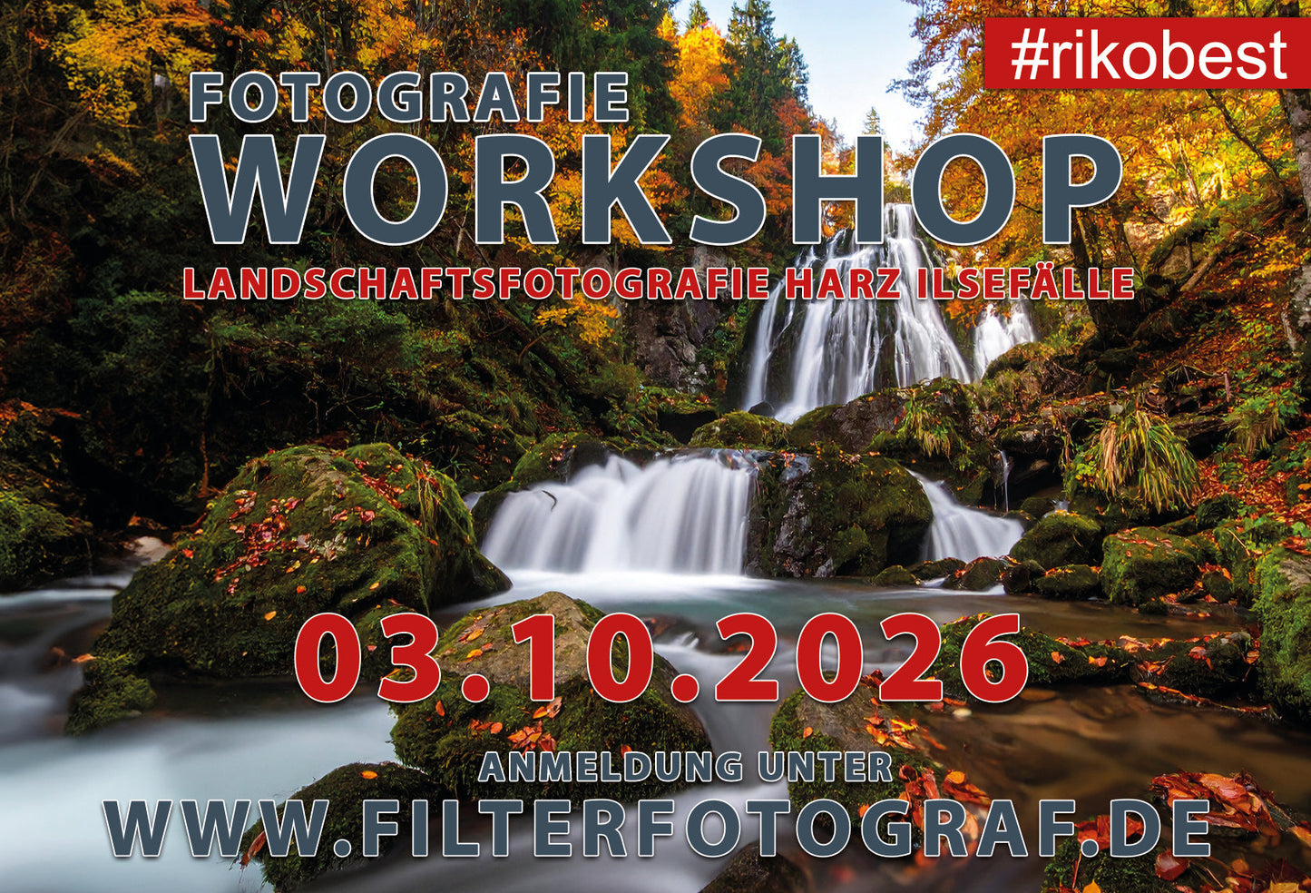 Landschafts-Fotografie Workshop Harz – 03.10.2026 | Tageskurs mit Fokus auf Langzeitbelichtung, optische Filter & Bildgestaltung