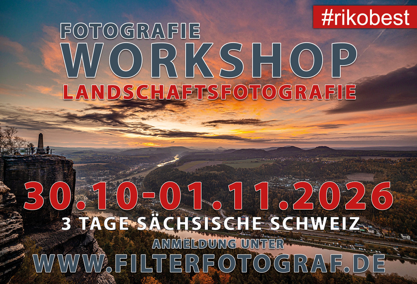 Photography Workshop - 3-day intensive workshop - Saxon Switzerland - 17-19 October 2025 (including overnight stay)