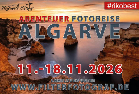 Fotoreise Algarve 11.–18. November 2026 mit Riko Best