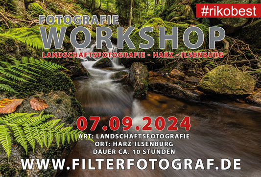 Landscape Photography Workshop Harz September 7th, 2024 - Day workshop - long exposure, optical filters, image design