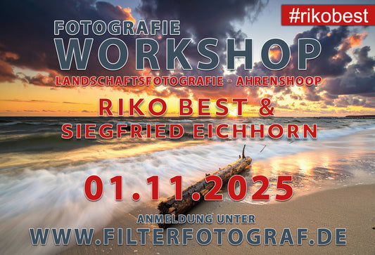 Fotoworkshop Ahrenshoop – Langzeitbelichtung & Filtertechnik mit Siegfried Eichhorn & Riko Best – 01.11.2025