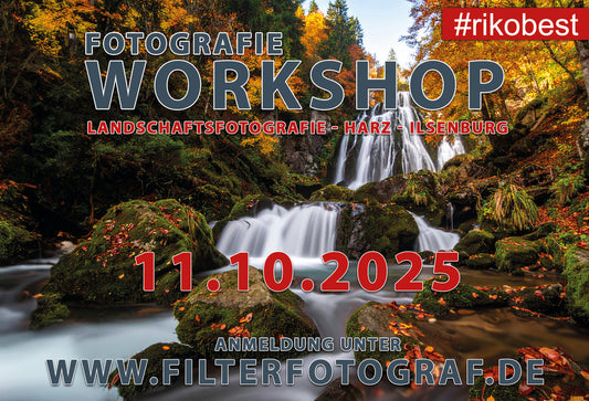 Landschafts-Fotografie Workshop Harz – 11.10.2025 | Tageskurs mit Langzeitbelichtung, optischen Filtern & Bildgestaltung