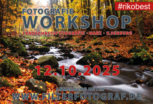 Landschafts-Fotografie Workshop Harz – 12.10.2025 | Tageskurs mit Fokus auf Langzeitbelichtung, optische Filter & Bildgestaltung