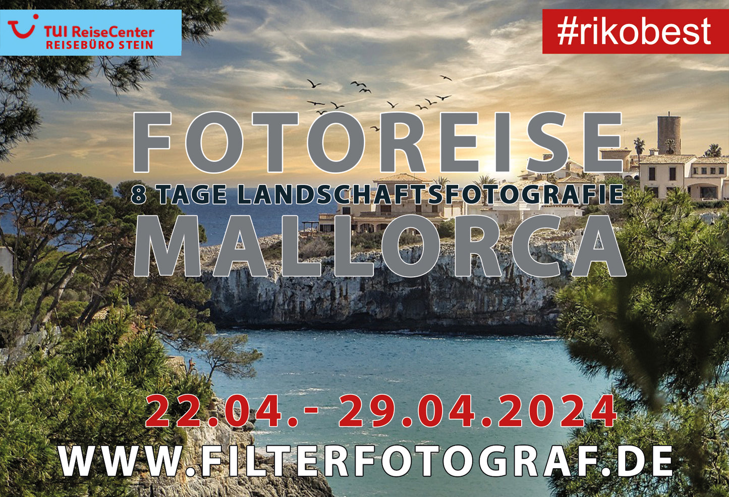 8 day photo trip Mallorca 2024 - including flight and hotel - get out of everyday life and into adventure - Coach Riko Best