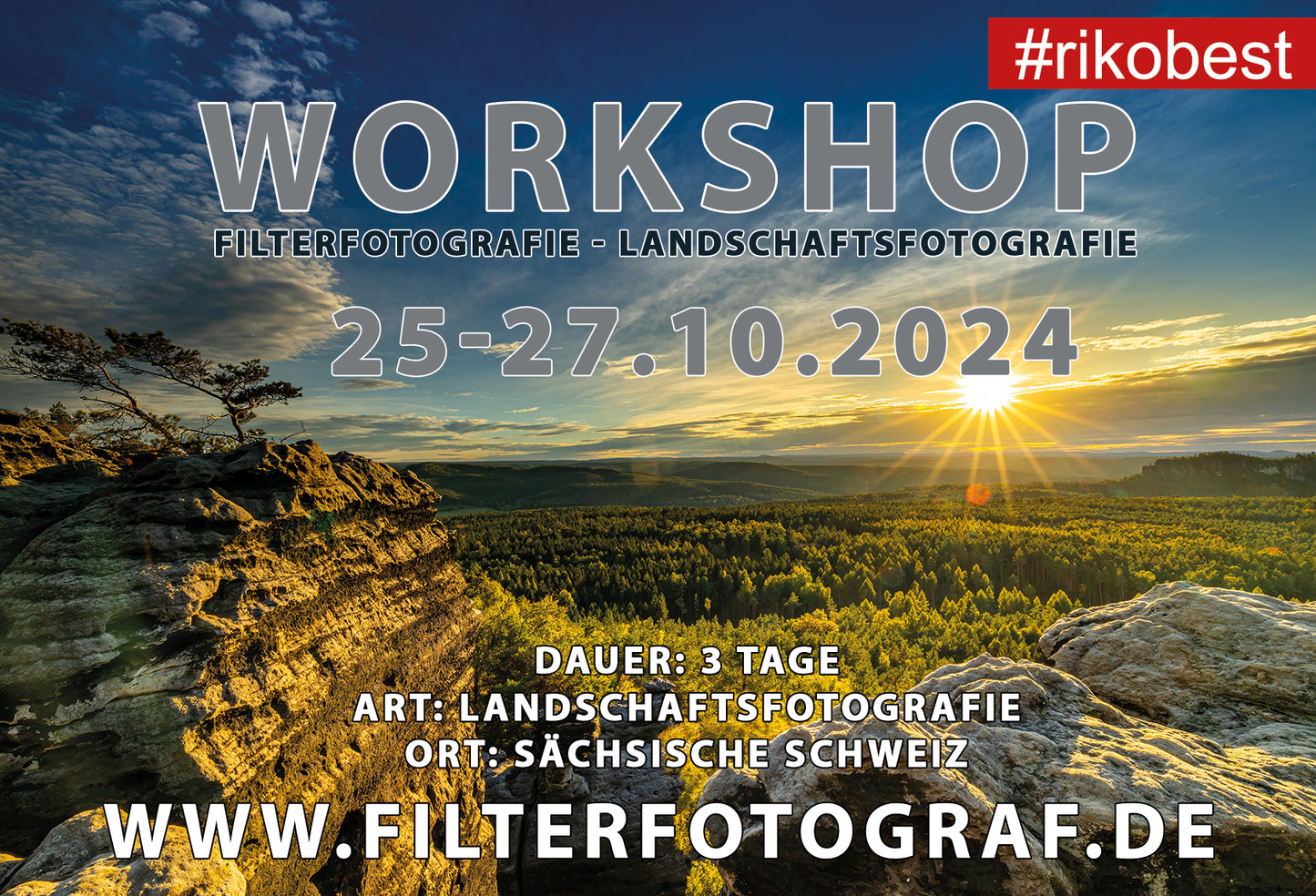 Fotografie Workshop - 3 Tage intensiv Workshop - Sächsiche Schweiz - 25-27.10.2024 (inklusive Übernachtung)