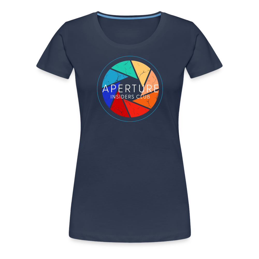 Aperture - Frauen Premium T-Shirt - Navy