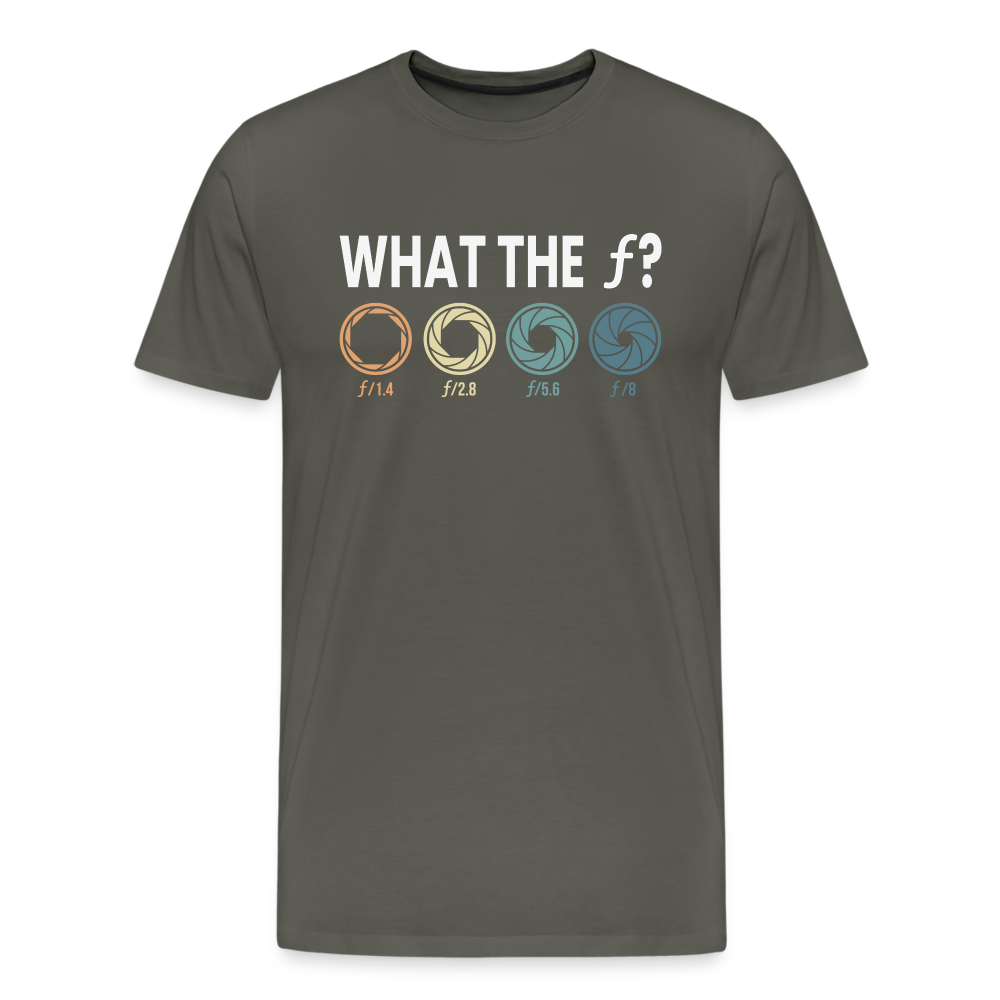 Fotografen Shirt - What The f - Asphalt