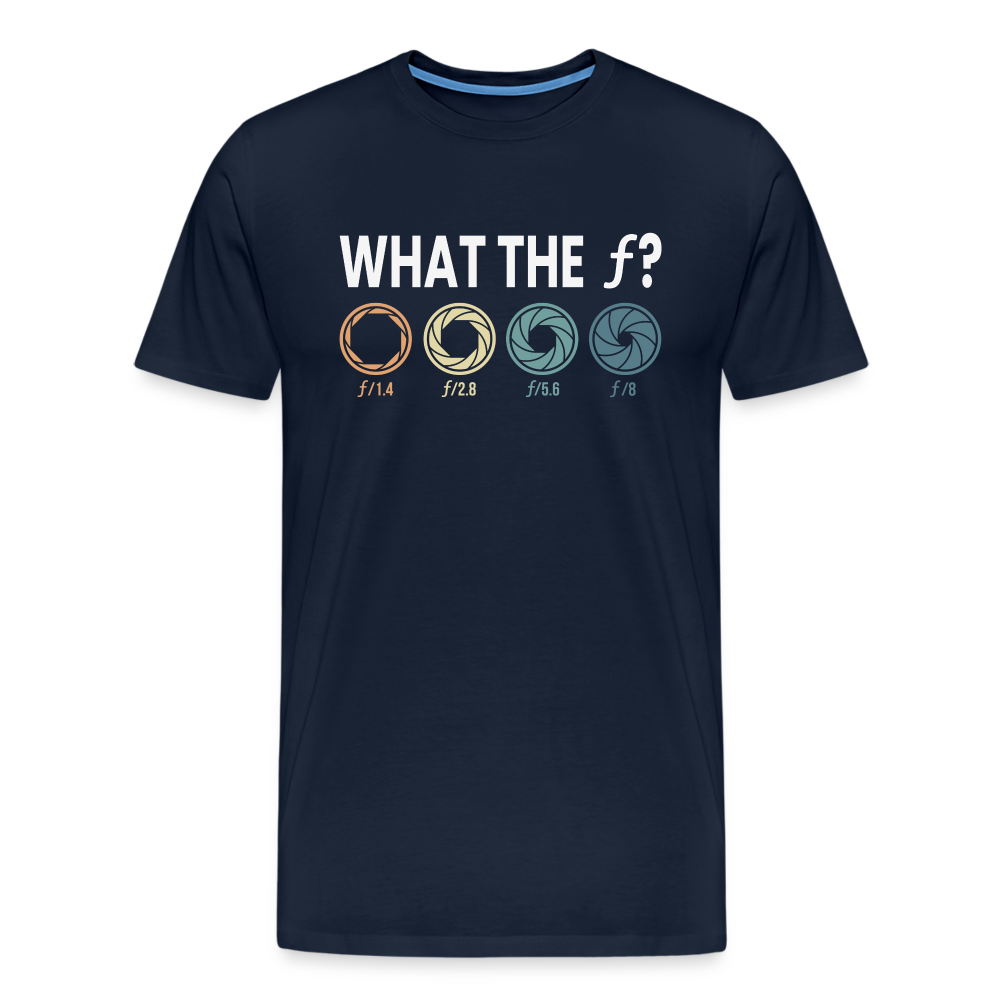 Fotografen Shirt - What The f - Navy