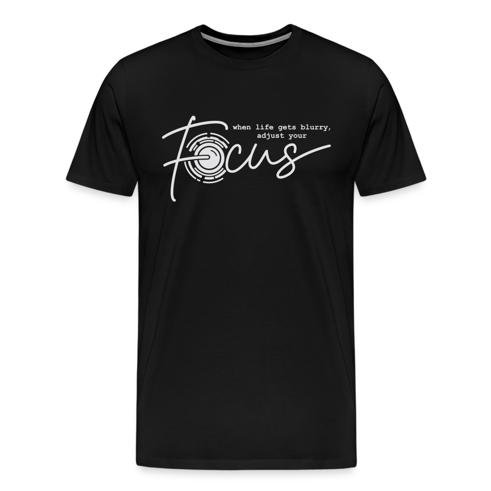 Fotografen Shirt - Focus - Schwarz