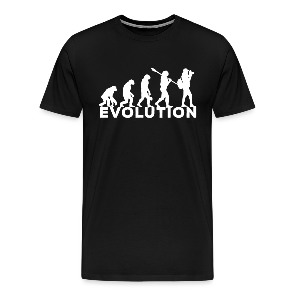 Fotografen Shirt - Evolution - Schwarz