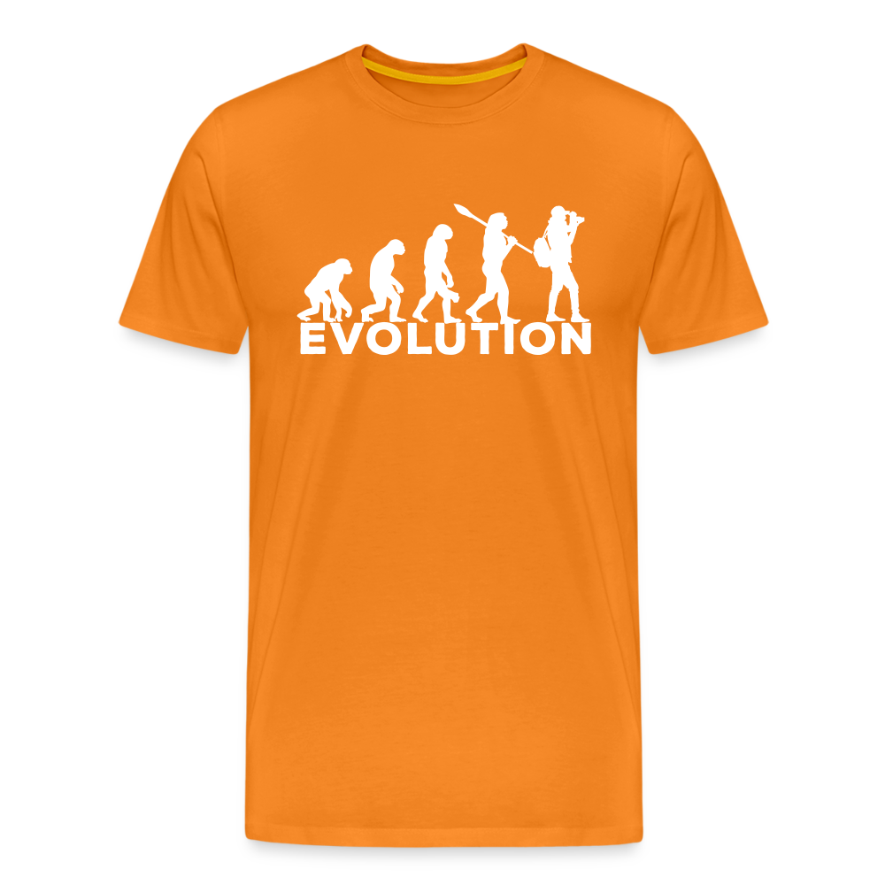 Fotografen Shirt - Evolution - Orange