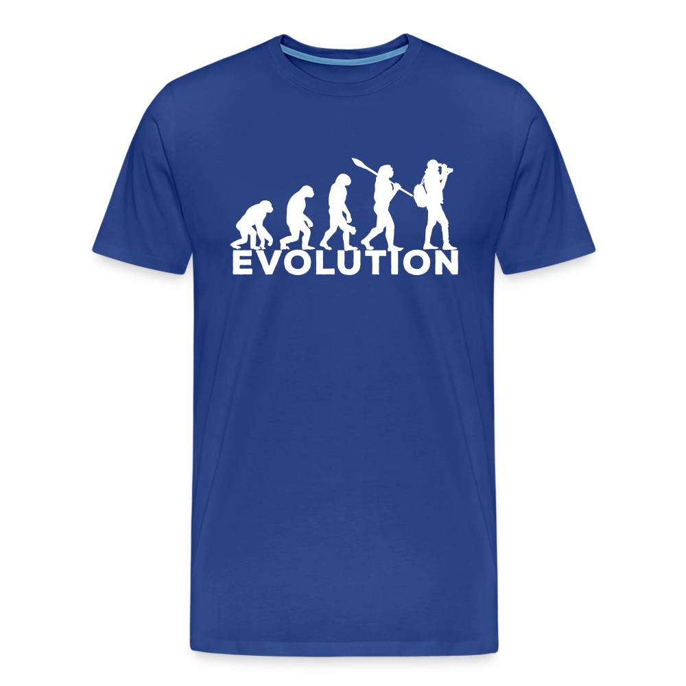 Fotografen Shirt - Evolution - Königsblau