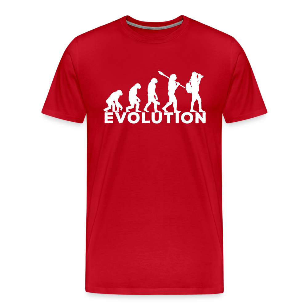 Fotografen Shirt - Evolution - Rot