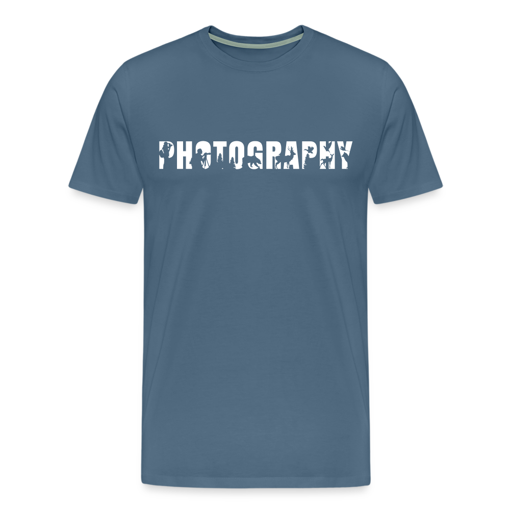 Fotografen Shirt - Blaugrau