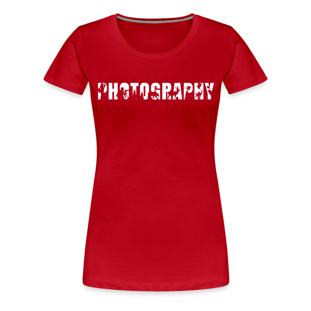 Fotografen Shirt - Damen - Photography - Rot