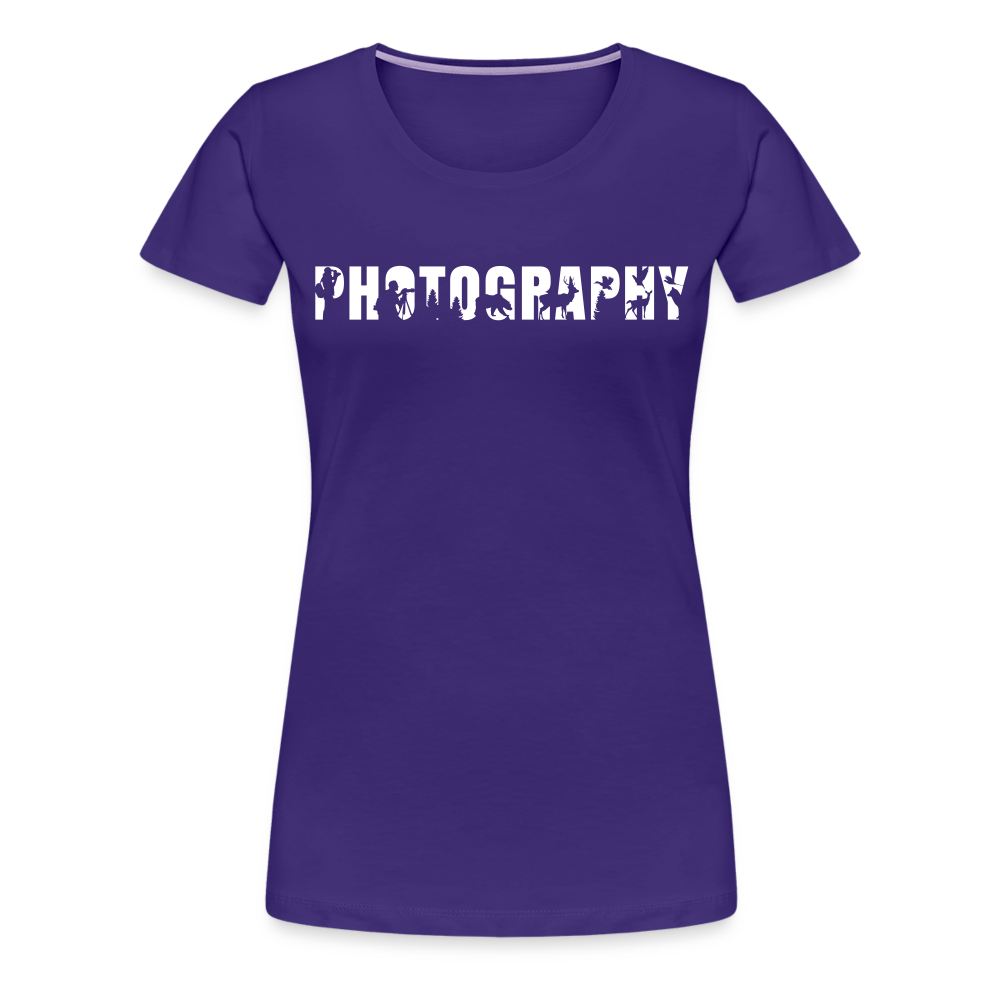 Fotografen Shirt - Damen - Photography - Lila