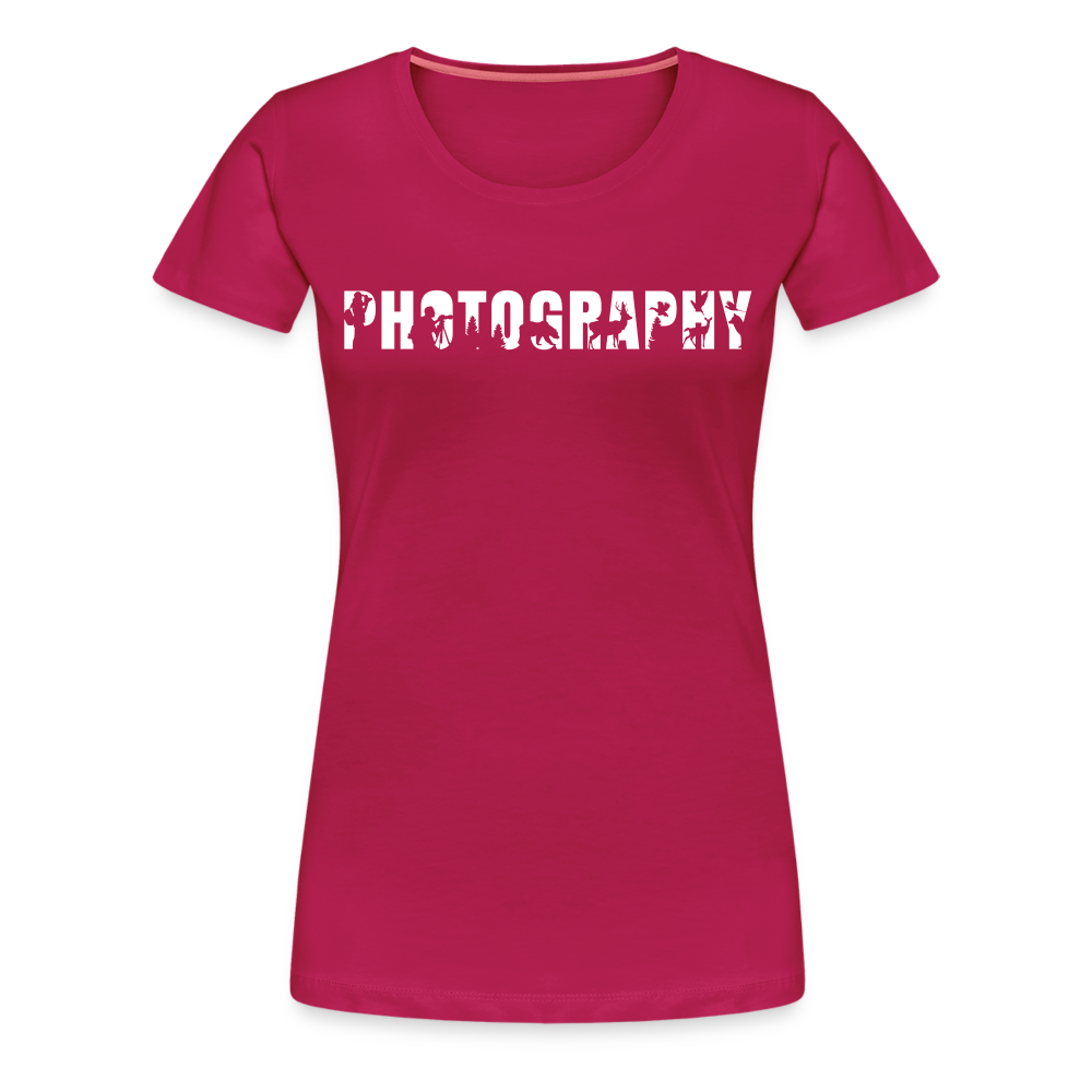 Fotografen Shirt - Damen - Photography - dunkles Pink